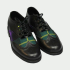 Black Matching Tartan Kilt Shoes