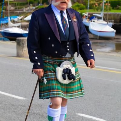 traditional irish kilt outfit
